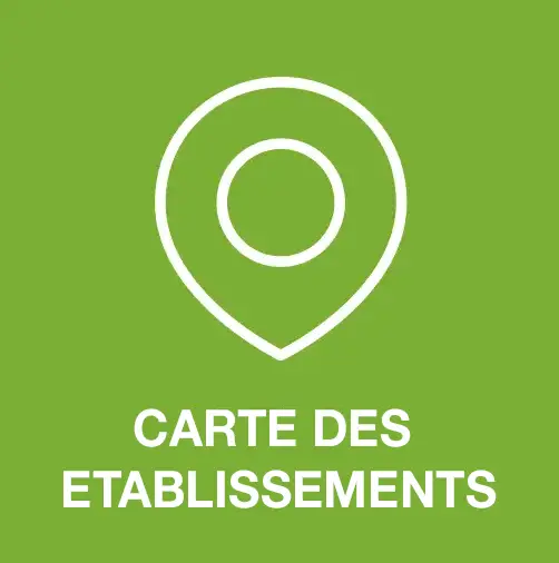 Carte des établissements