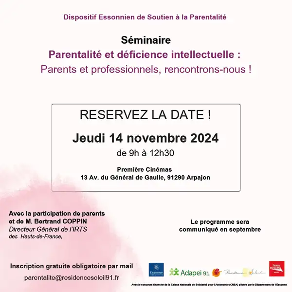 Séminaire : Parentalité et déficience intellectuelle